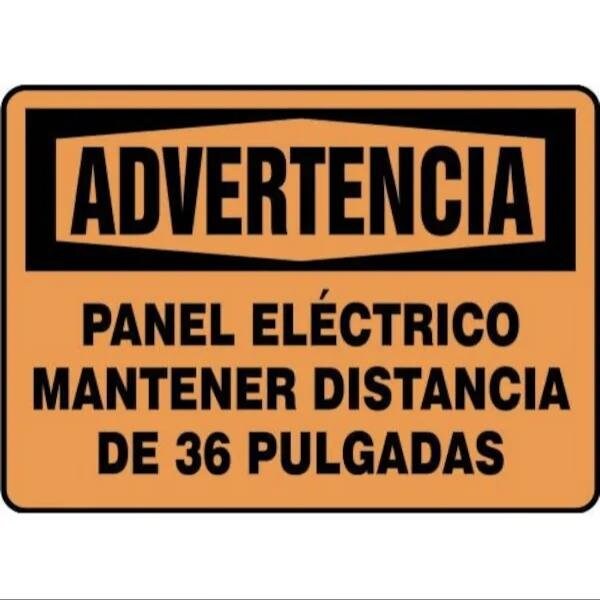 Accuform OSHA WARNING SAFETY SIGN ELECTRICAL SHMELC309XP - main